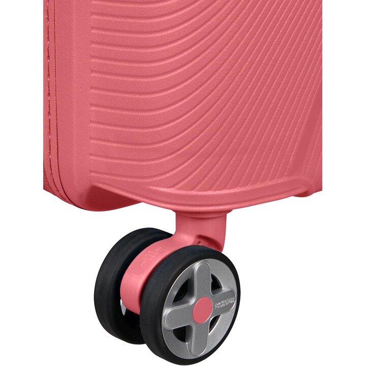 Maleta de Cabina American Tourister Starvibe Spinner 55cm/ 55x40x20cm/ 4 Ruedas/ Coral