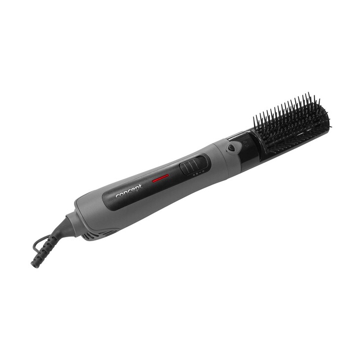 Concept KF1325 brosse soufflante et fer à lisser Fer à friser À chaleur Gris 600 W 1,65 m