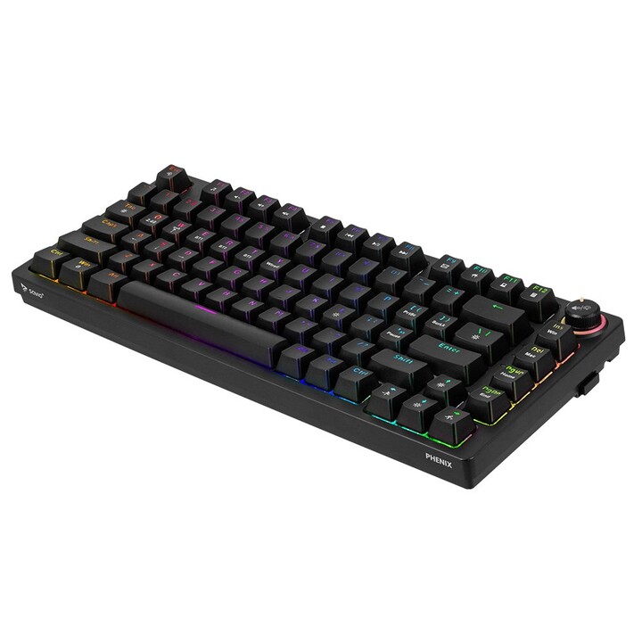 SAVIO PHENIX Wireless Mechanical Keyboard, Gateron Yellow Pro, ABS