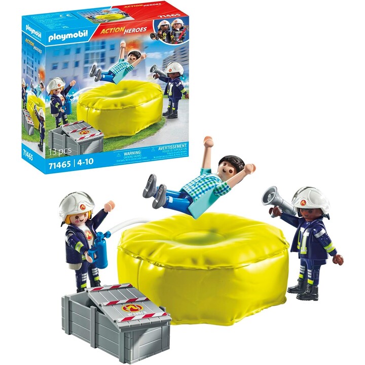 Action Heroes 71465 Set di figurine dell airbag dei vigili del fuoco