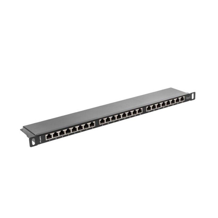 Lanberg PPS6-0024-B Patch Panel 0.5U