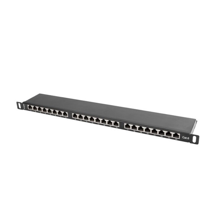 Lanberg PPS6-0024-B Patch Panel 0.5U