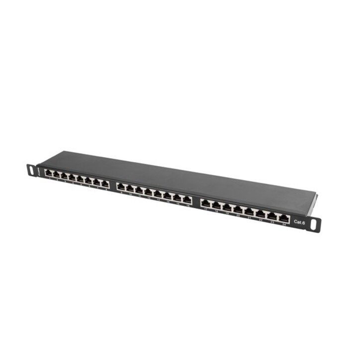 Lanberg PPS6-0024-B 0.5U patch panel