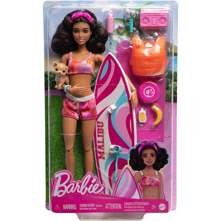 Barbie Surfer Doll & Accessories HPL69 p6 MATTEL