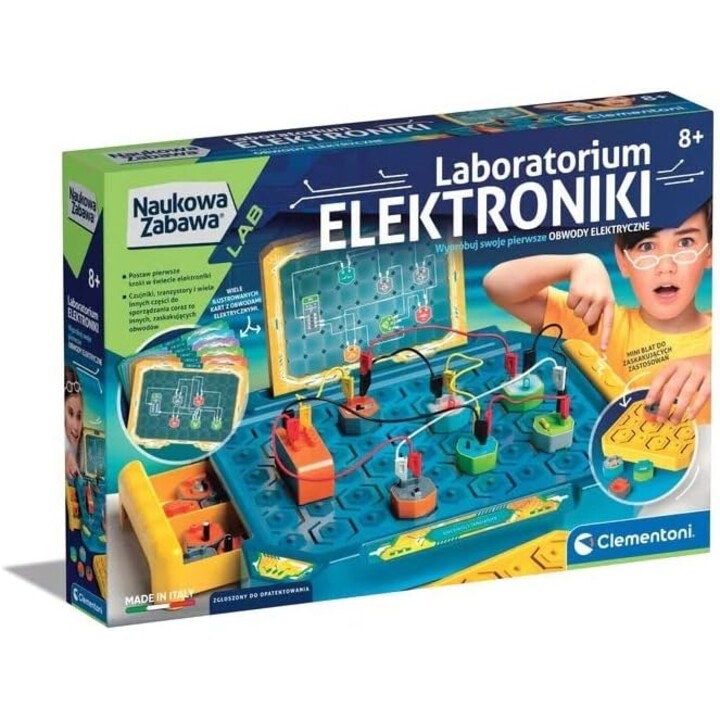 Diversãocientífica Clementoni. Laboratório de Eletrônica 50727