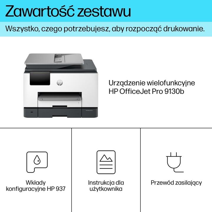 Descriçãoo produto em inglês após português HP OfficeJet Pro 9130b
