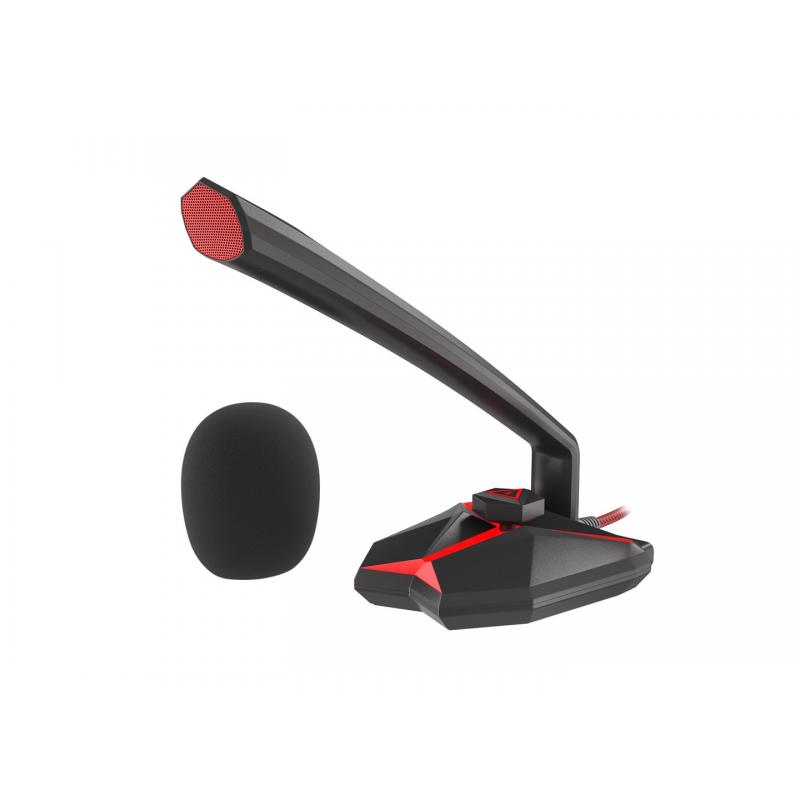 GENESIS Radium 200 Micrófono para PC Negro, Rojo