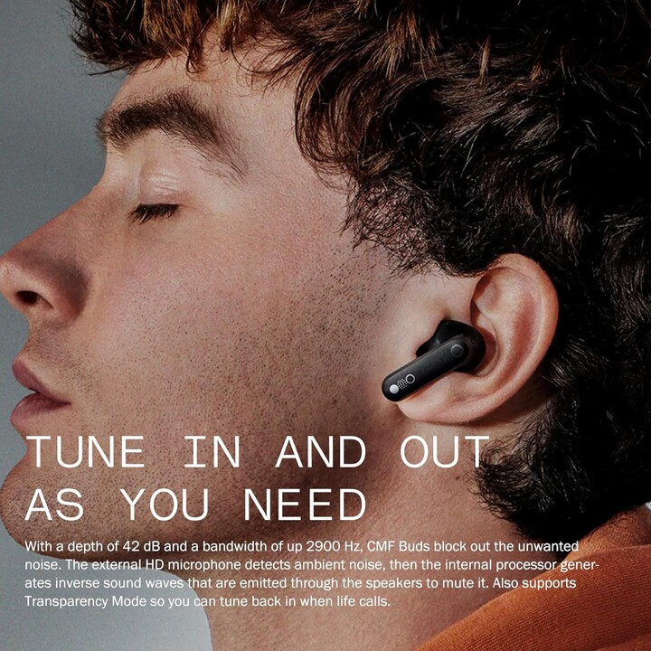 CMF by Nothing Buds Pro 2 Gris Claro - Auriculares Bluetooth