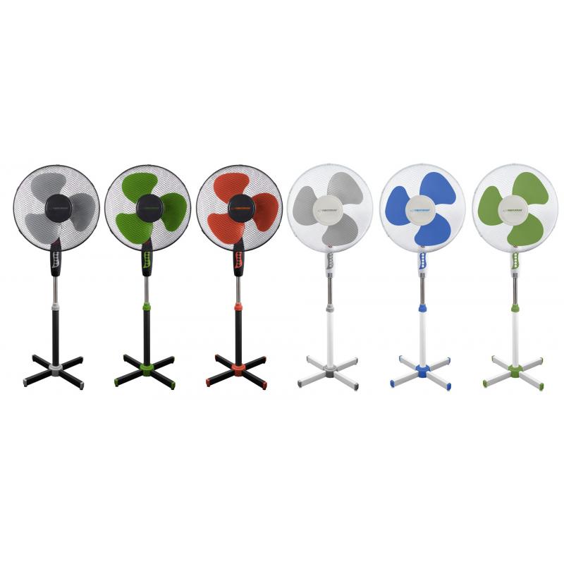Esperanza EHF001WB, Ventilador de pie de 16'', Blanco/azul