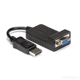 STARTECH DP2VGA adaptador DisplayPort a VGA negro