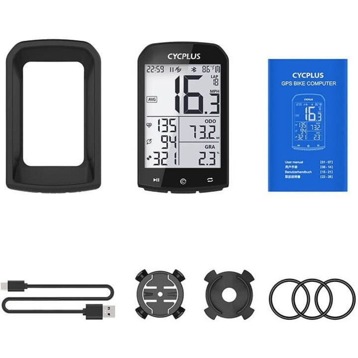 Cycplus M1 GPS BLE/ANT+ Black - Cycle computer