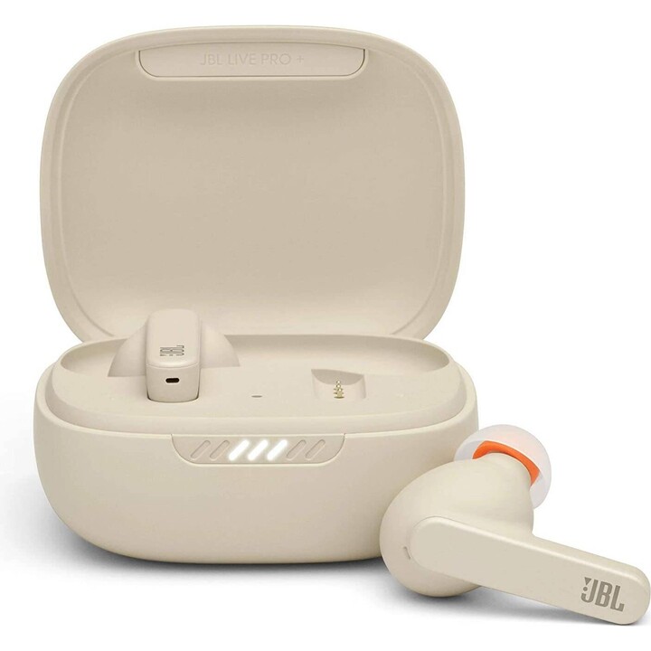 JBL Live Pro+ TWS Beige - Écouteurs Bluetooth