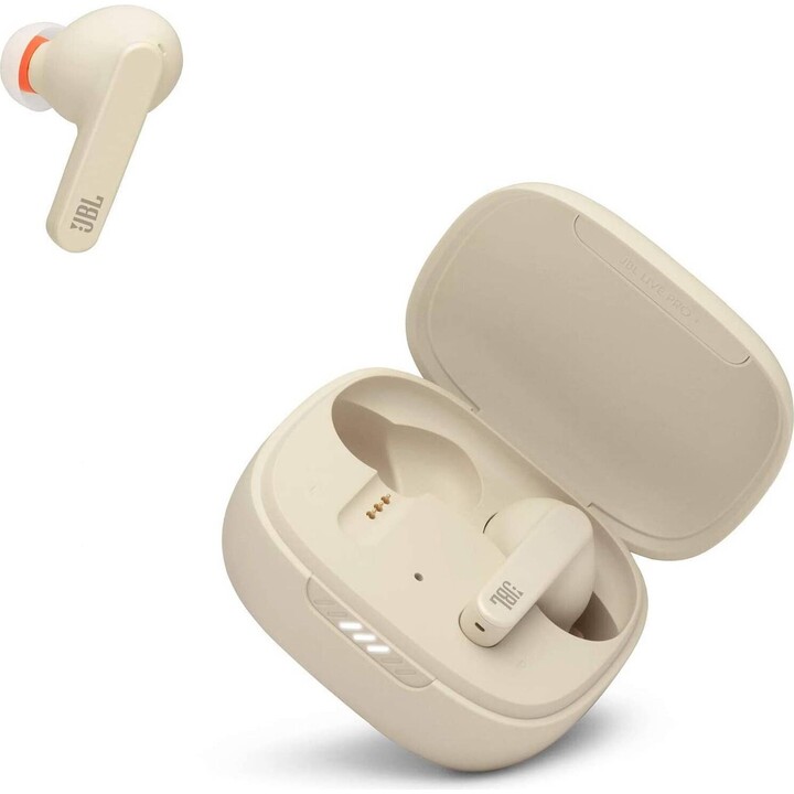 JBL Live Pro+ TWS Beige - Écouteurs Bluetooth