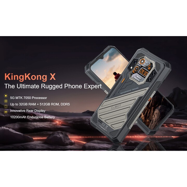 Cubot KingKong X 12GB 256GB Dual Sim Schwarz