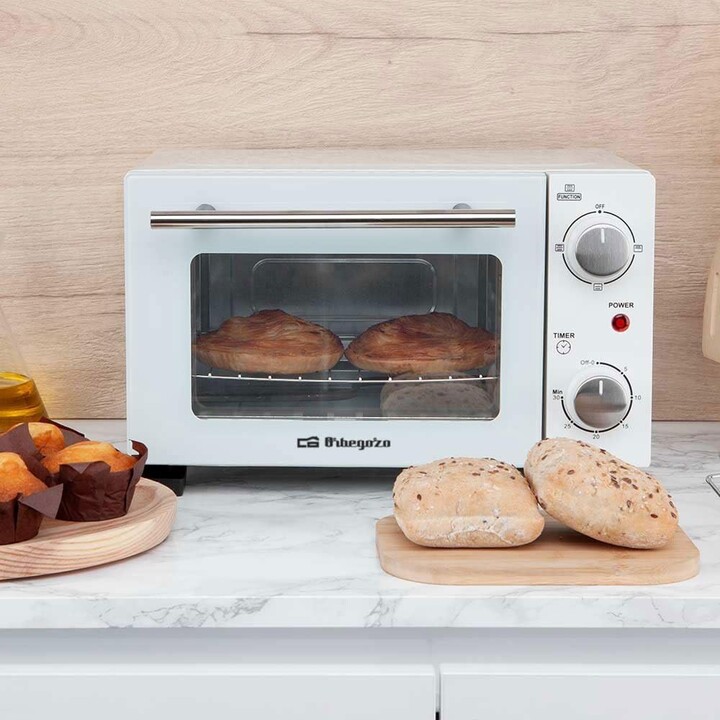 Forno da tavolo Orbegozo HO 975/ 800 W/ Capacità 10 L/ Bianco