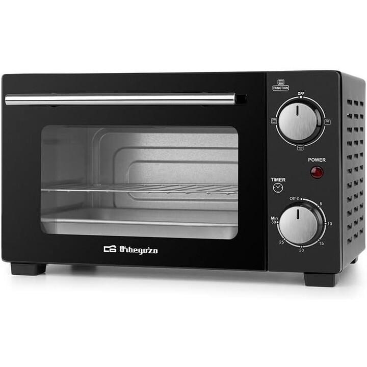 Forno da tavolo Orbegozo HO 985/ 800 W/ Capacità 10 L/ Nero
