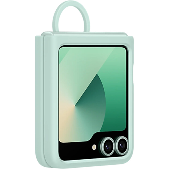 Custodia in silicone per Samsung F741 Z Flip 6 menta EF-ZF741YME
