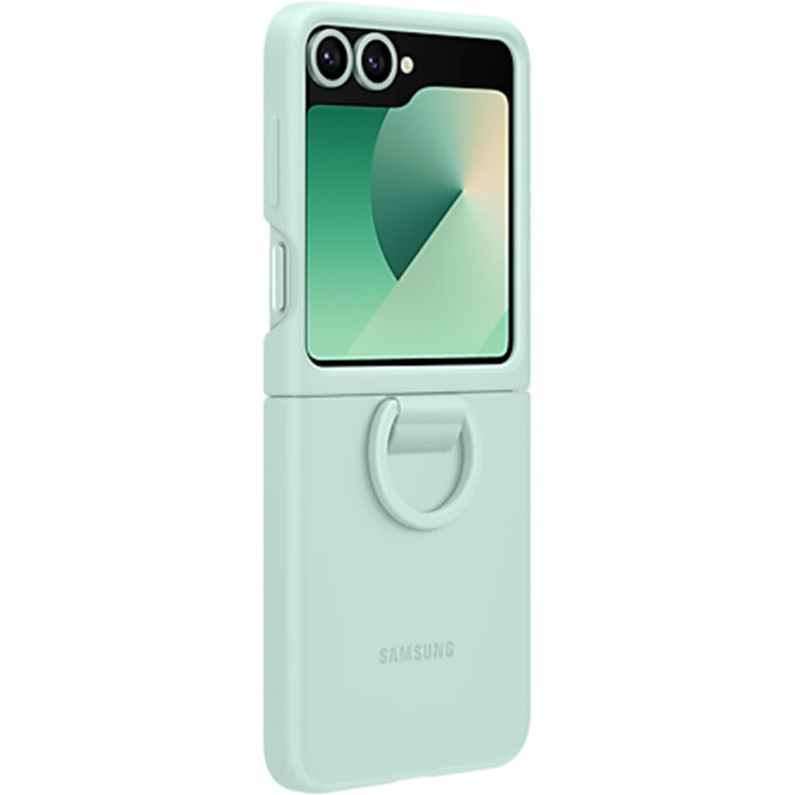 Custodia in silicone per Samsung F741 Z Flip 6 menta EF-ZF741YME