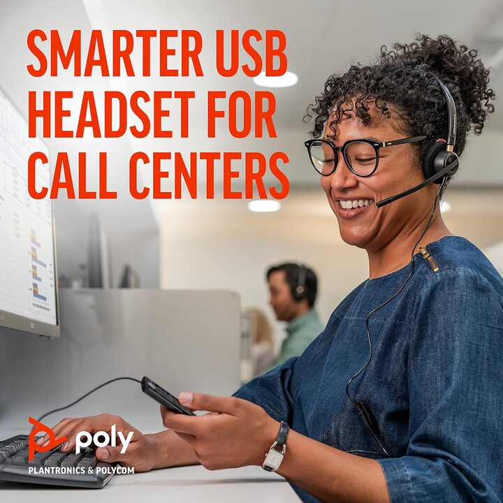 Poly EncorePro 525 Casque USB USB-A et USB-C - Acoustic Hearing Protection
