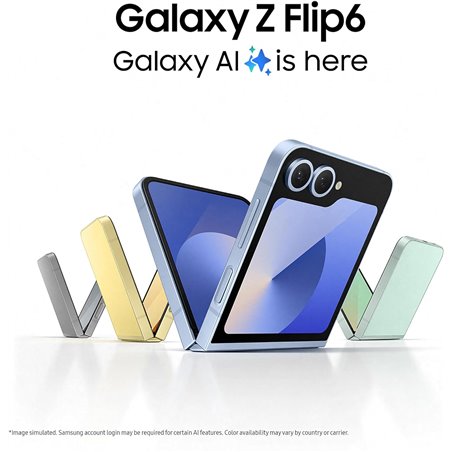 Samsung Galaxy Z Flip6 F741B 5G Dual Sim 12GB RAM 256GB Azul