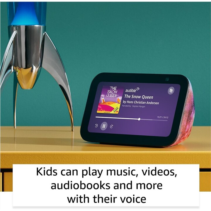 Amazon Echo Show 5 (3rd generation) Kids, space design