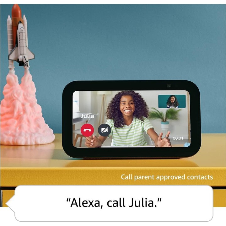 Amazon Echo Show 5 (3rd generation) Kids, space design