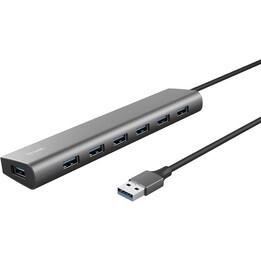 Trust Concentrador USB 3.2 Gen1 Trust Halyx 7xusb 1xusb-C