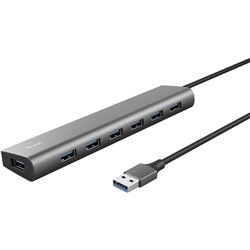 USB 3.2 Gen1 Hub Trust Halyx/ 7xUSB/ 1xUSB-C
