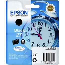 Epson 27 schwarze Patrone wf-3620dwf wf-3640dtwf wf-7110dtw wf-7610dwf wf-7620dtwf