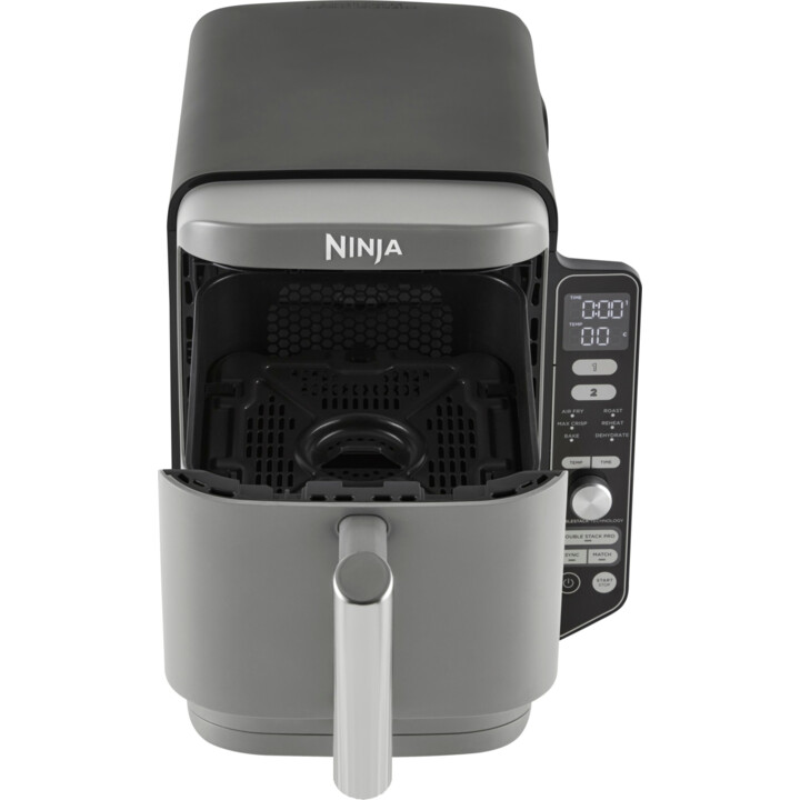 Ninja SL400EU fryer Double 9.5 L 2470 W Hot air fryer Black, Gray