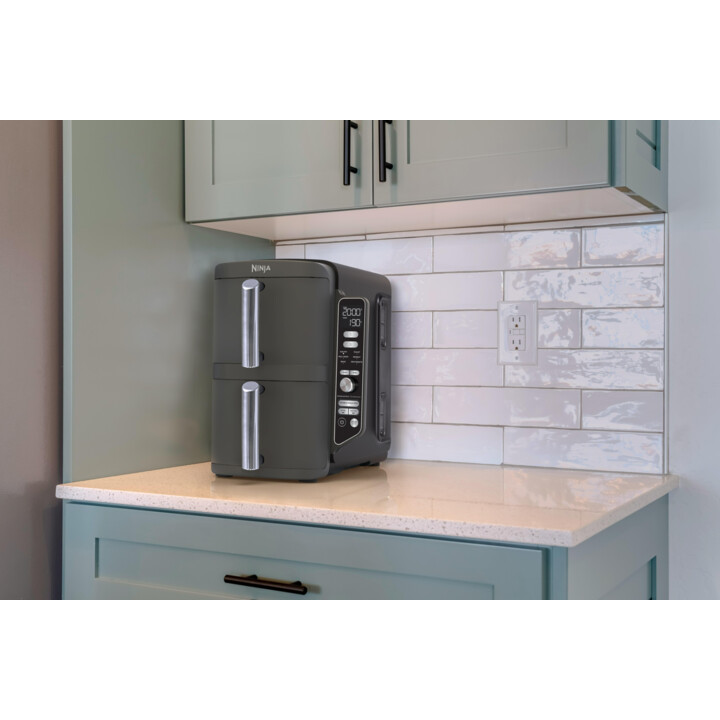 Ninja SL400EU fryer Double 9.5 L 2470 W Hot air fryer Black, Gray