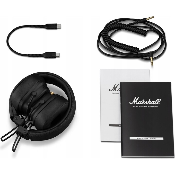 Marshall Major V Black - Bluetooth Headphones