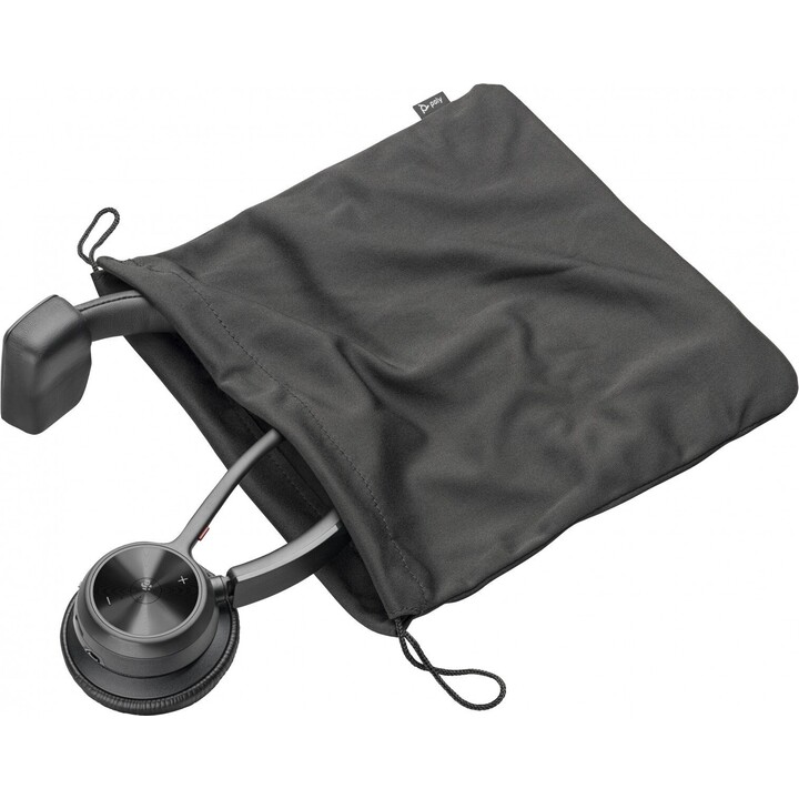 POLY Voyager 4310-M Fone de ouvido USB-C certificado pelo Microsoft Teams +Adaptador BT700 +Suporte de carregamento