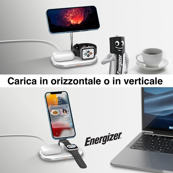 Wireless Charging Station Mag Safe 15W High Quality Aluminum Airpods iwatch Ultra Fast Charging