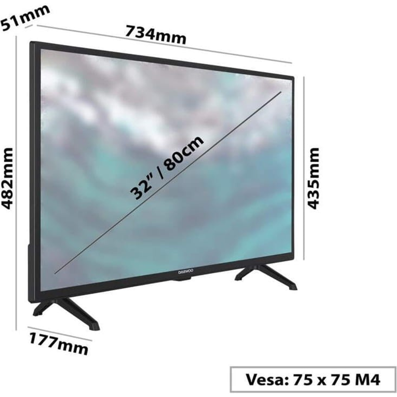Daewoo 32DE14HL 32 HD - Téléviseur