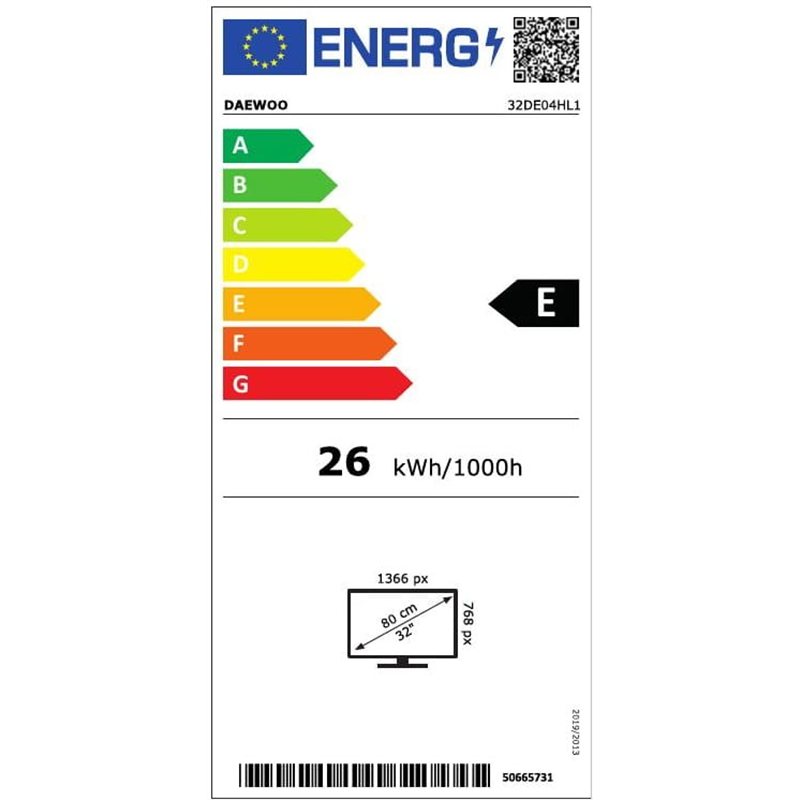 Daewoo 32DE14HL 32 HD - Téléviseur