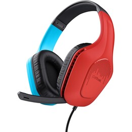 Auriculares Gaming con Micrófono Trust Gaming GXT 416S Zirox/ Jack 3.5/ Azules y Rojos
