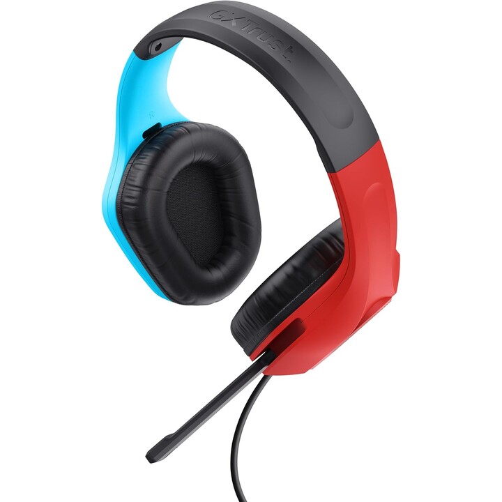 Gaming Headphones with Microphone Trust Gaming GXT 416S Zirox/ Jack 3.5/ Blue and Red