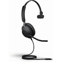 Jabra Headset Evolve2 40 SE USB-A UC Mono Auriculares con tecnología de llamada de 3 micrófonos