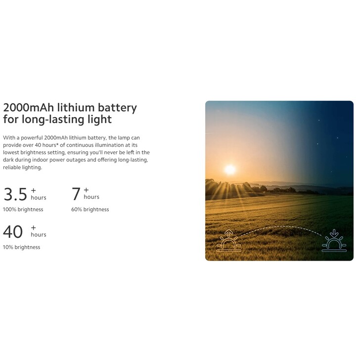 Lámpara Xiaomi Lámpara Recargable Flexible 2700K~5000K