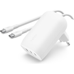 Belkin BoostCharge Ordinateur portable, Smartphone, Universel Blanc Secteur Charge rapide Intérieure