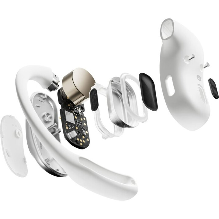 SHOKZ OpenFit Air, fones de ouvido weiss Gancho de ouvido sem fio Chamadas/Música/Esporte/Uso diário Bluetooth branco