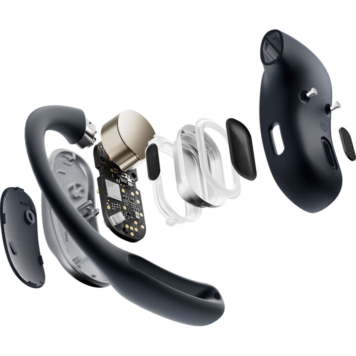 SHOKZ OpenFit Air Headphones Wireless Ear Hook Calls/Music/Sport/Daily Use Bluetooth Black