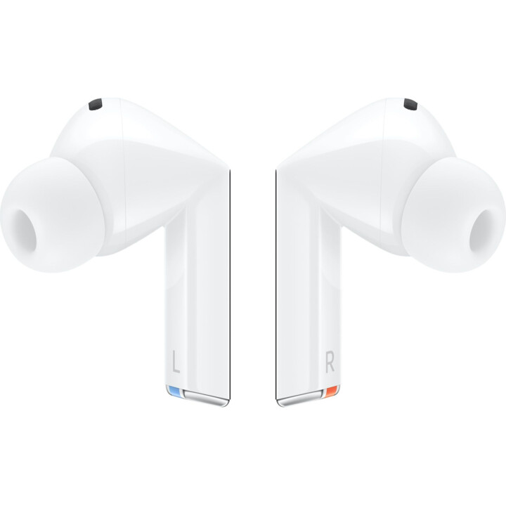 Samsung Galaxy Buds3 Pro cinza com Galaxy AI, fones de ouvido sem fio, cancelamento de ruído, Bluetooth, áudio 360, branco
