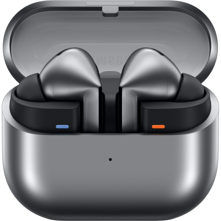 Samsung Galaxy Buds3 Pro Grigio con Galaxy AI, auricolari wireless, cancellazione del rumore, Bluetooth, audio 360, grigio argen