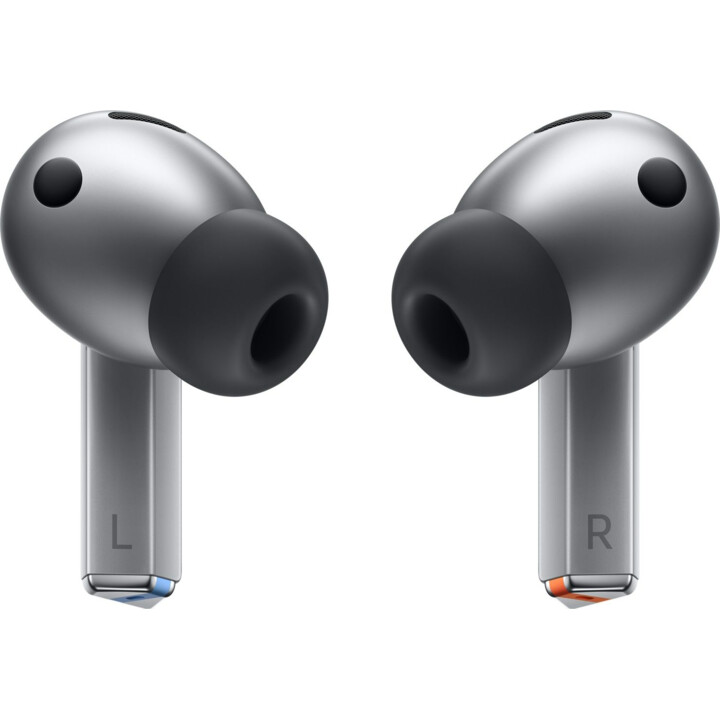 Samsung Galaxy Buds3 Pro cinza com Galaxy AI, fones de ouvido sem fio, cancelamento de ruído, Bluetooth, áudio 360, cinza pratea
