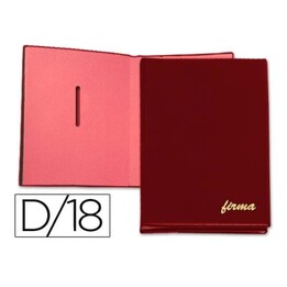 Brauner Unterschriftenhalter 0875 18 schwarze Abteilungen