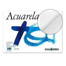 Bloc dibujo acuarela din a3 encolado 32.5x46 cm 20 h de 240 gr/m2.