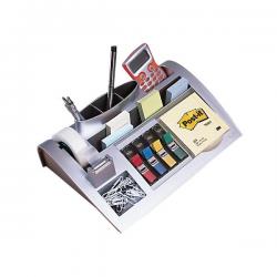 L&#39;organizer da scrivania C-50 da 3 m include un rotolo di blocco note di nastro adesivo e 4 dispenser di bandiere.