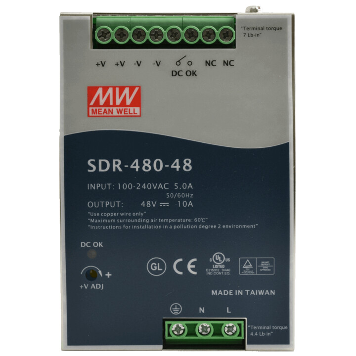 Allied Telesis AT-SDR480-48 transformateur de tension 48 V